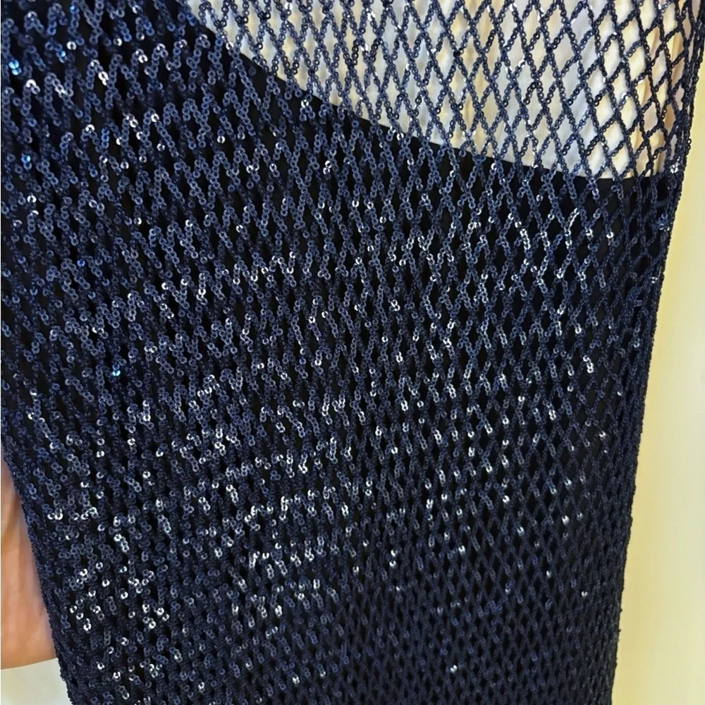 New Tory Burch Sequined ColorBlock Dress